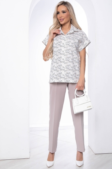 Блуза "Батистория" (беж) Б8721