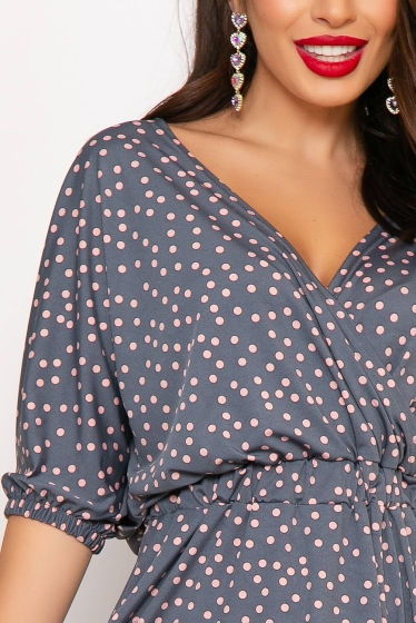 Платье "Беверли" (графит) П4316