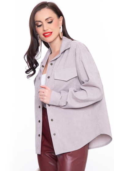 Рубашка "Будь в тренде" (грей) Б3159