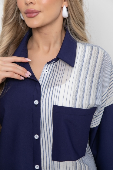 Костюм "Мальта" (блю/полоска) К5902