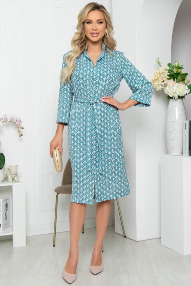 Платье "Мира" (бирюза) П5320