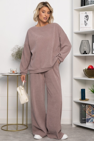 Костюм трикотажный Августа ХИТ (пыльная роза) К14346-5М