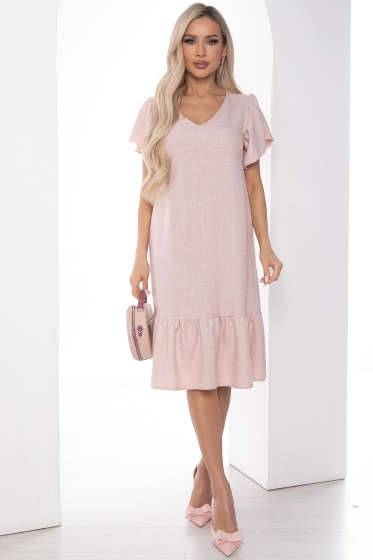 Платье Энжел розовое П10132