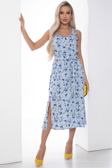 Сарафан "Поцелуй солнца" (голубой) П9074