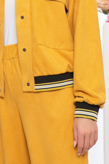 Костюм "Модное заявление" (горчица) К5887