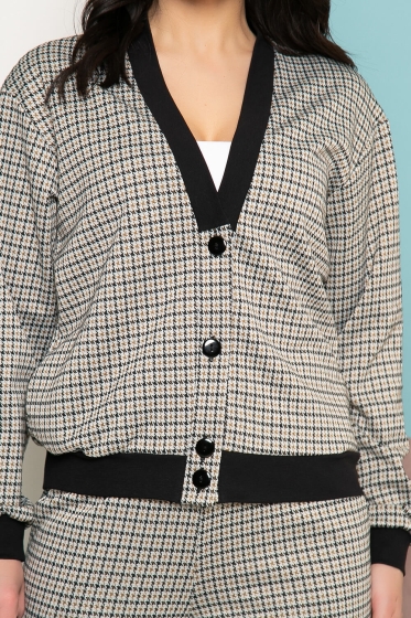 Костюм "Спорт шик" (клетка) ХИТ К3475