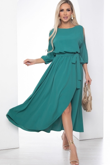 Платье "Танго вдвоем" (бирюза) П8911