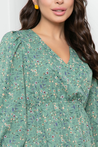 Платье "Трепетное чувство" (мята) П5373