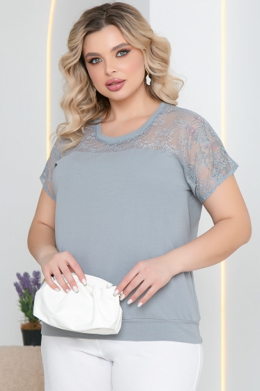 Блуза "Анила" (грей) Б5555