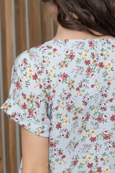 Блуза "Амади" (голубая) Б5676