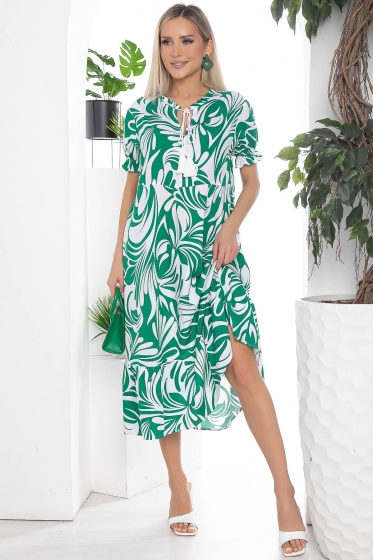 Платье "Круиз" (зеленый) П10266