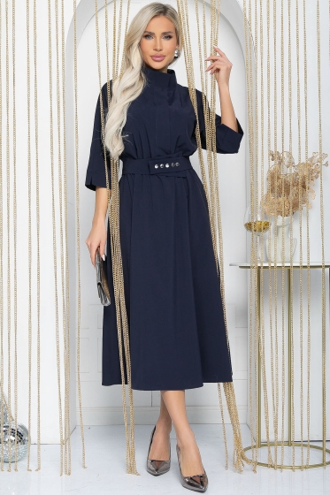 Платье Доминанта (синее) П12067