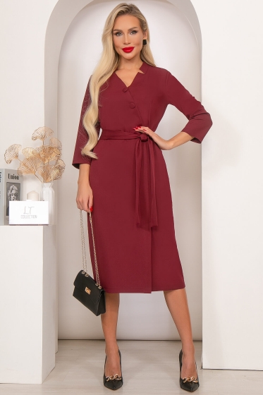 Платье "Стелла" (бордо) П4050