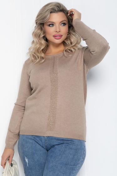 Джемпер Зимний вечер (темно-бежевый) Б12411-20