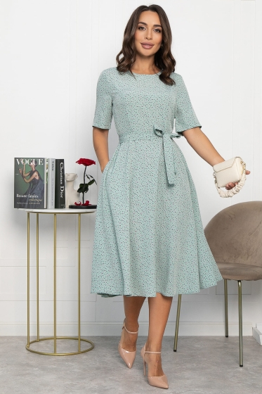 Платье Стиляги (светло-зеленое) П13999-16М