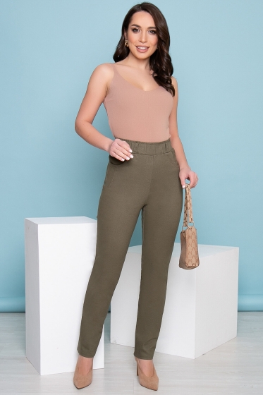 Брюки "Моделос" (хаки) Б3353