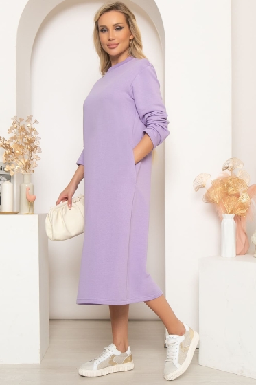 Платье "Янина" (сирень) П4079