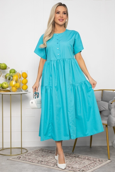 Платье Вельс (морская волна) П13602-36М