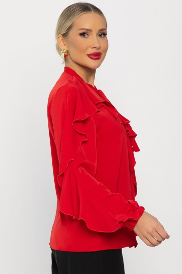Блуза Дыхание осени (красная) Б14187-5М
