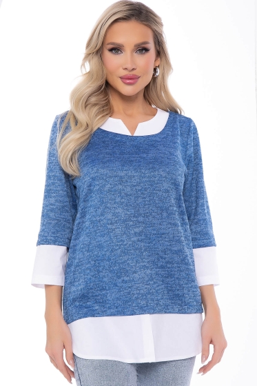 Джемпер "Нежный акцент" (джинс) Б8120