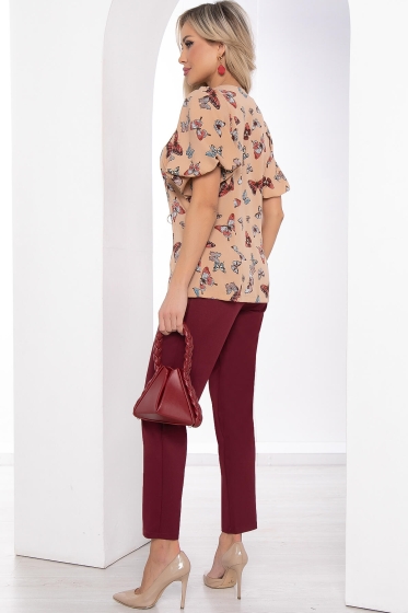 Костюм "Фрея" (беж/бордо) К8425