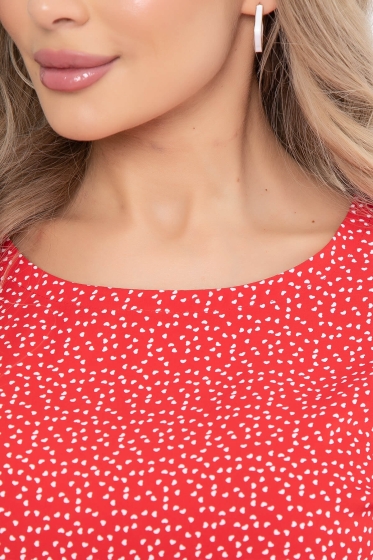 Блуза "Покоряя сердца" (рэд) Б6033