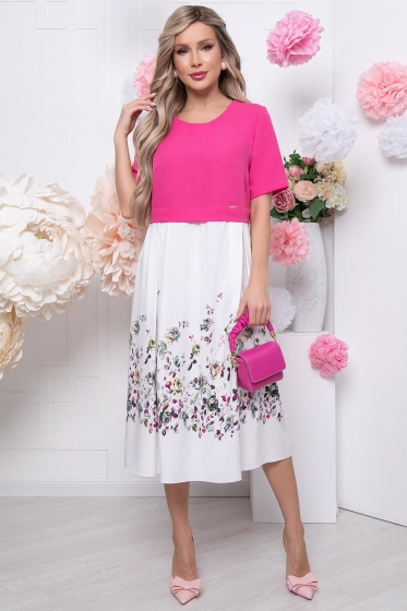 Платье "Кэри" (фуксия) П5783