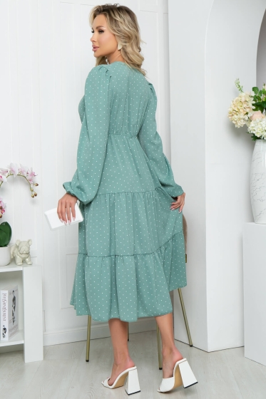 Платье "Трепетное чувство" (горох) П5376