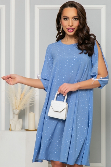 Платье "Яна" (голубое) П4864