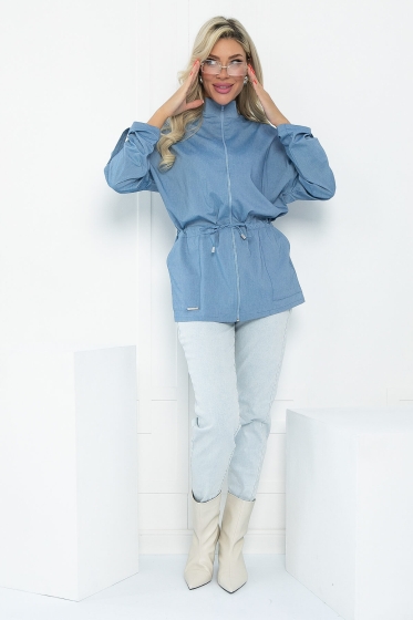 Жакет Эсми (голубой меланж) Б12989-44М