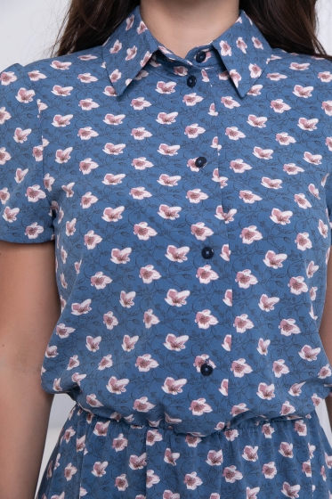 Платье "Оливия" (джинс) П5602