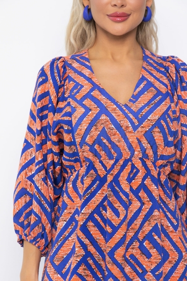 Платье Неповторимая (апельсин) П13643-33М