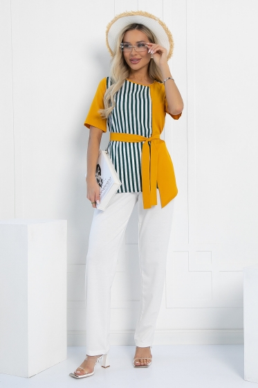 Блуза Надина (горчица) Б12958-24М