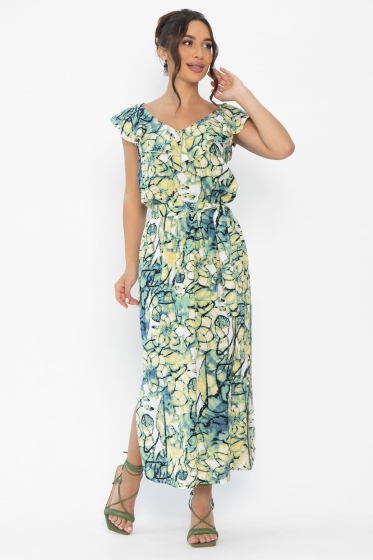 Платье Хелена (нежно-зеленое) П13925-4М