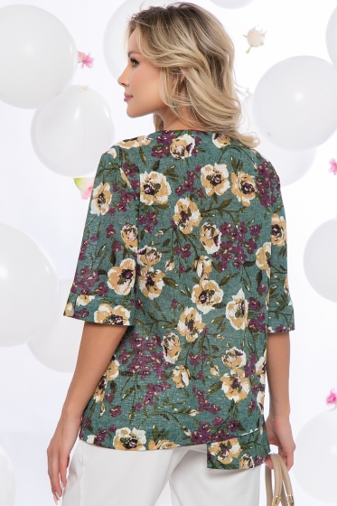 Джемпер "Очарование весны" (грин) Б5437