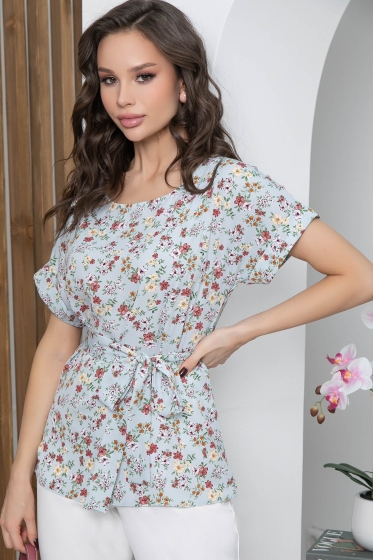 Блуза "Амади" (голубая) Б5676