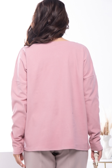 Лонгслив "Инэс" (розовый) Б7496