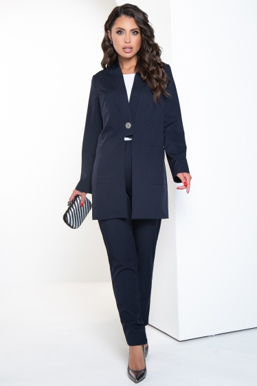 Костюм "Деловой шарм" (синий) К2528