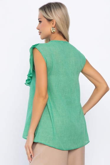 Блуза Поцелуй ветра (зеленая) Б13868-7М