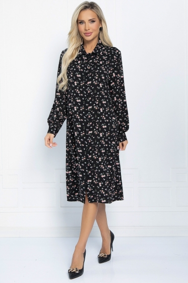 Платье Арья (черное) П11431