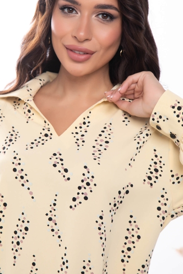 Рубашка "Амор" (светло-желтая) Б7429