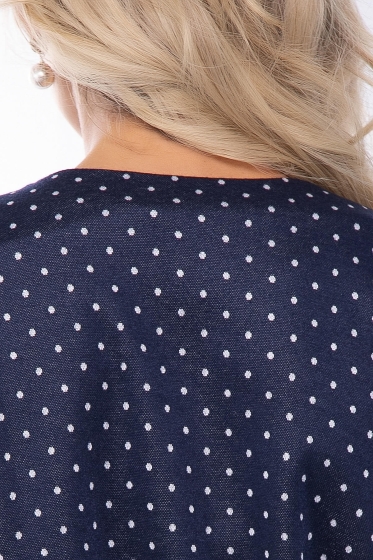 Платье "Верона" (темно-синее) П8158