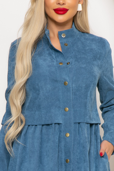 Платье "Муза" П7216 (джинс)