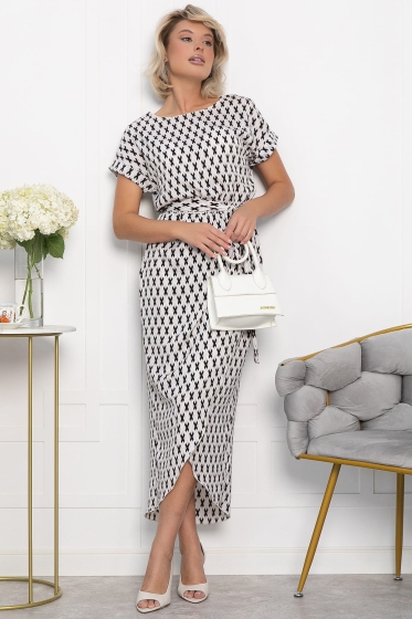 Платье Небесная симфония (молочное) П14046-12М