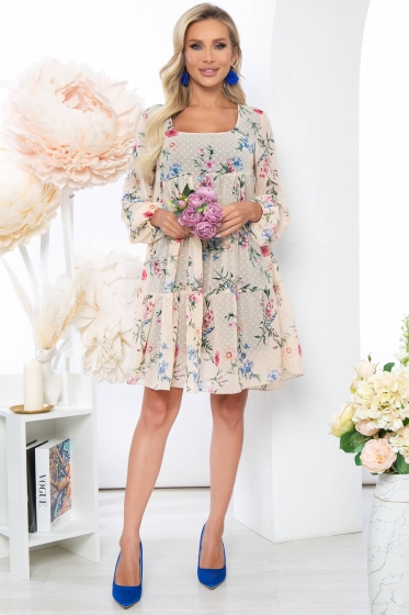 Платье "Милее всех" (беж) П5215