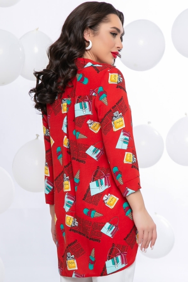 Рубашка "Классика времени" (рэд) Б5545