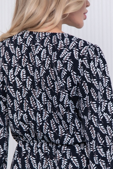 Платье "Мелания" (темно-синее) П7034