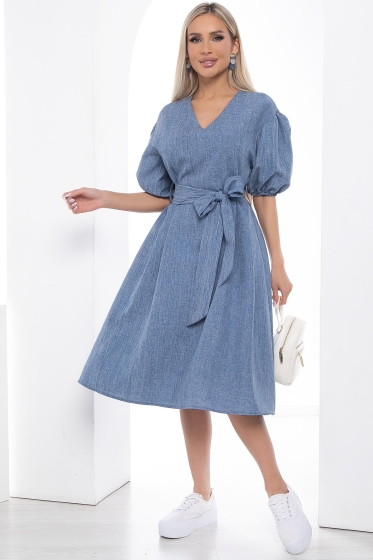 Платье "Аллегра" (джинс) П8524