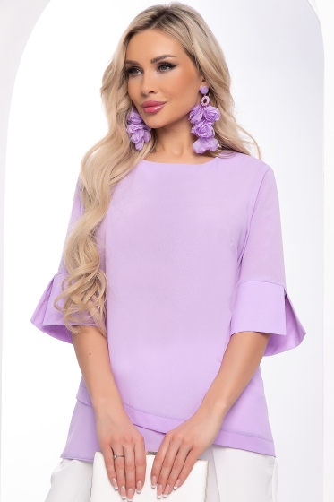 Блуза "Очарование весны" (лаванда) Б8082