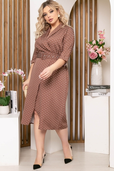 Платье "Доминика" (корица) П5275